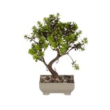 Ghiveci decorativ cu Bonsai artificial si pietre, 10x26 cm, ATU-084262, Oem
