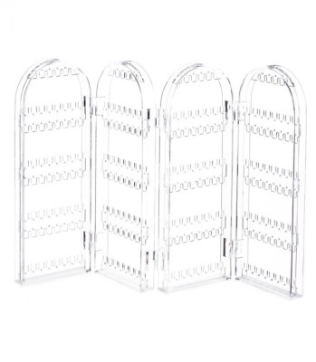 Organizator bijuterii, Acril, Transparent, 28 x 10,5 x 8 cm foto