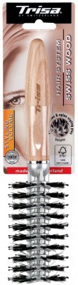 Perie pentru par Trisa Swiss Wood Styling Volume cu par natural de porc, Cod 601756 ProDesign DailyAppliances foto