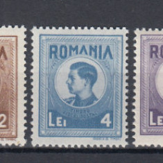 ROMANIA 1943-1944 EFIGIA REGELUI MIHAI I TIMBRE FISCAL- POSTALE SERIE MNH