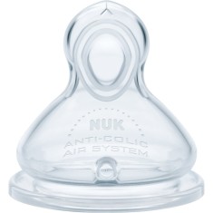 NUK First Choice + Flow Control tetină pentru biberon 6-18 m 2 buc