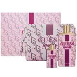 Guess Amore Venezia - Set cadou (Apa de toaleta 100 ml + Apa de toaleta in format de calatorie 7,5 ml + Portfard Guess), Unisex