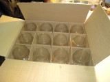 LOT de 12 pahare din sticla Kouros pentru bere, vin etc. in cutia originala