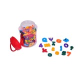 Cifre si litere cu magneti, Set 126 bucati, Multicolor, ATU-080883, Oem