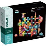 Labirintul meu magnetic cu lumini - 110 piese (7.5 cm)