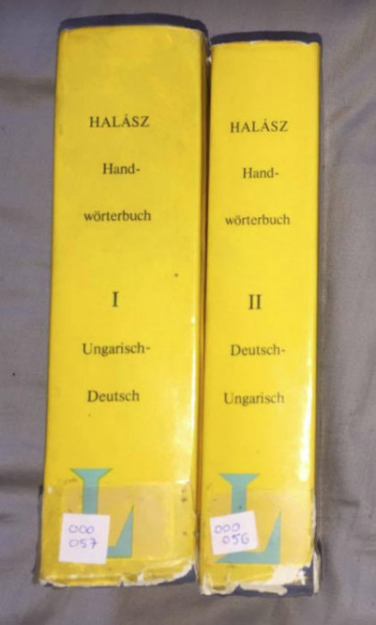 Handworterbuch Ungarisch-Deutsch/ Elod Halasz 2 volume