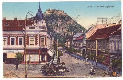 474 - DEVA, Hunedoara, Market, Romania - old postcard - used - 1911 foto