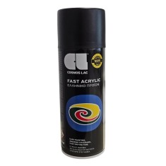 Spray Fast Acrylic negru mat Cosmos Lac 400ml