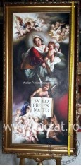 TABLOU PICTURA CELEBRA JUSTITIA SVLEX PRE ES MATO, REPRODUCERE CELEBRA 136&times;68 CM