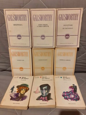 FORSYTE SAGA/COMEDIA MODERNA/SFARSIT DE CAPITOL-JOHN GALSWORTHY EDITIE INTEGRALA foto