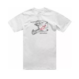 Tricou Alpinestars CSF MX Helmet alb