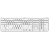 LOGITECH SIGNATURE SLIM WIRELESS KEYBOARD K950 - OFF WHITE - US INTL - 2.4GHZ/BT - INTNL-973 &quot;920-012466&quot; (timbru verde 0.8 lei)