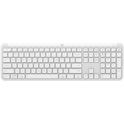 LOGITECH SIGNATURE SLIM WIRELESS KEYBOARD K950 - OFF WHITE - US INTL - 2.4GHZ/BT - INTNL-973 &amp;quot;920-012466&amp;quot; (timbru verde 0.8 lei) foto