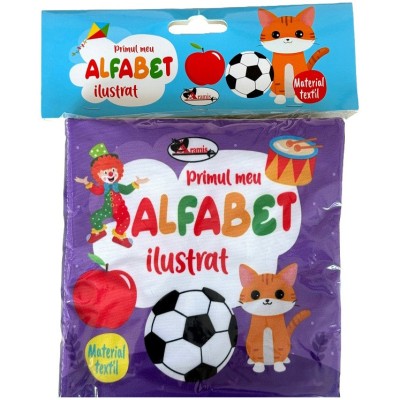 Primul meu alfabet. Carte din material textil foto