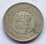 502. Moneda Brazilia 100 reis 1934