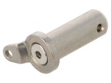 Bulon cu cap ELESA+GANTER Otel Inoxidabil Diametru 10mm Lungime 20mm Versiune cu Orificiu Inele Agrafe