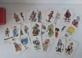 Joc de carti vechi vintage Schwarzer Peter, complet, in cutia originala, Schmid Munchen,