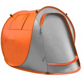 Cort plaja si picnic Sersimo, protectie UV, 210x130x90 cm, portocaliu gri Household NewTrend