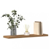VidaXL Rafturi de perete, 4 buc., stejar artizanal, 40x10x1,5 cm, lemn