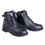 Ghete moto din piele naturala W-TEC Chorche, negre, unisex