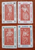 ONU-NY-''FRESCE''-LOT 4VAL.-MNH-Nestampilate -Vezi-Scan