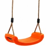 Leagan pentru copii din plastic portocaliu, 41x17x180 cm, 60 kg
