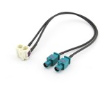 Adaptor Antena Fakra VW MFD2 RCD300 RNS-510 RNS2 Auto - Compatibil VW, 4Car Media