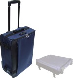 Troller pliabil mare de calatorie, rezistent, interior captusit 70 x 43 x 28 cm - CN