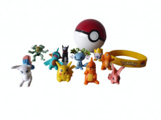 SET: 12 x pokemoni + Pokeball + Bratara Pokemon GO Pikachu + CADOU !! foto