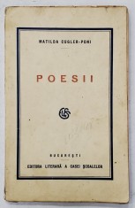 POESII de MATILDA CUGLER - PONI , 1883