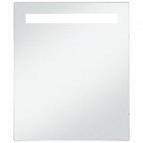 Oglindă cu LED de perete de baie, 50 x 60 cm, vidaXL