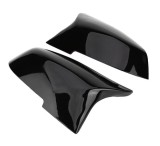 Set 2 capace oglinzi negru lucios M compatibile BMW Seria 3 F30 F31 Seria 1 F20 F21 Seria 2 F22 F23 Seria 4 F32 F33 F36 E84