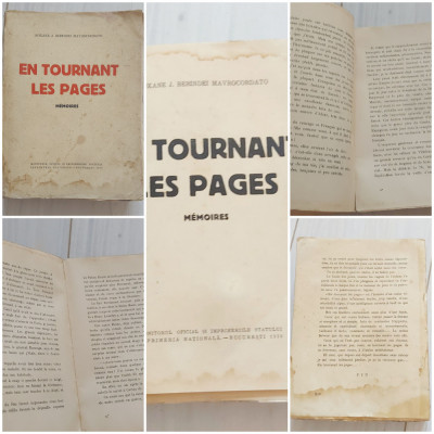 Carti rare vechi in limba franceza En tournant les pages foto