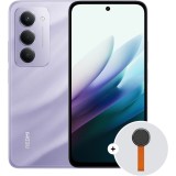 Telefon mobil Redmi 15, 128GB, 6GB RAM, Dual SIM, Sandy Purple &amp; Woven Strap Ring