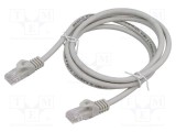 Cablu Patch U/UTP 6 litat Cu PVC gri 1,5m 26AWG GEMBIRD