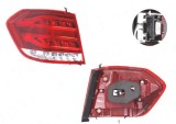 Stop spate lampa Mercedes Clasa E (W212) Combi, 02.2013-, spate, Stanga, fara &amp;#39;Mercedes Benz&amp;#39; inscription; partea exterioara; LED; red carcas