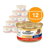 Cumpara ieftin Conservă Gourmet GOLD - pateu cu vită, 12 x 85g