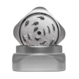 Grinder metalic Krush Kube 2.0, Steel Grey, 2 Parti, O55mm