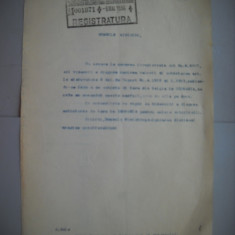 HOPCT DOCUMENT VECHI 348 MINISTERUL INDUSTRIEI COMERT EXTERIOR /BUCURESTI 1936