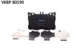 Set placute frana disc Mercedes C-Class, C-Class T-Model, Cls, E-Class, E-Class All-Terrain, E-Class T-Model, Eqc, Glc, lungime 142 mm, 94 mm, 18