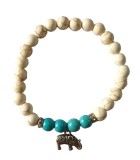 Bratara cu Bile si Charm Elefant, Multicolor, BR85