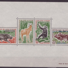 48-COASTA DE FILDES 1963-Animale-miniset cu 4 timbre nestampilate,MNH