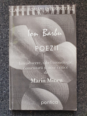 POEZII - Ion Barbu (introducere Marin Mincu) foto