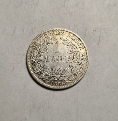 1 Mark Marca 1886 D foto