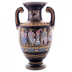 Vaza din ceramica decorata cu Foita de Aur 24K 15cm COD: 468