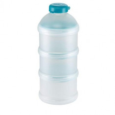 Set 3 recipiente pentru dozarea laptelui praf 240 ml Nuk 256268, Verde foto