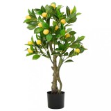 vidaXL Lăm&acirc;i artificial 234 frunze 90 cm verde