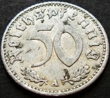 Cumpara ieftin Moneda istorica 50 REICHSPFENNIG - GERMANIA NAZISTA, anul 1935 * cod 1903 A