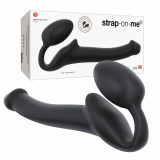 Dildo din silicon, penis artificial cu curea atașat la vagin.