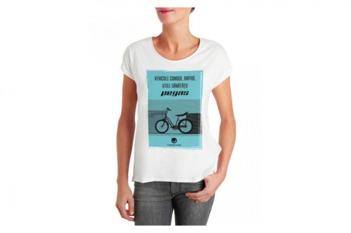 Tricou Pegas Femei Vehicule M Galben